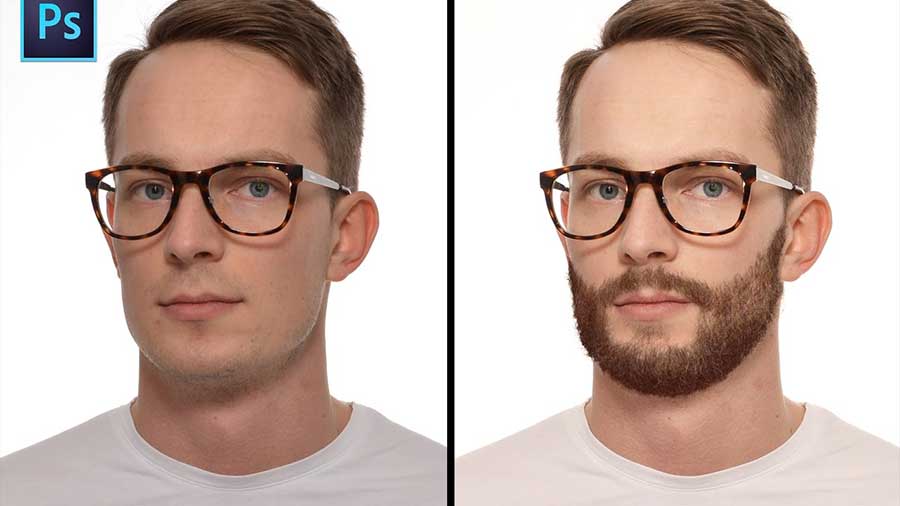 چطور در صورت کودکان و آقایان یا نوجوانان با فوتوشاپ ته ریش بگذاریم؟