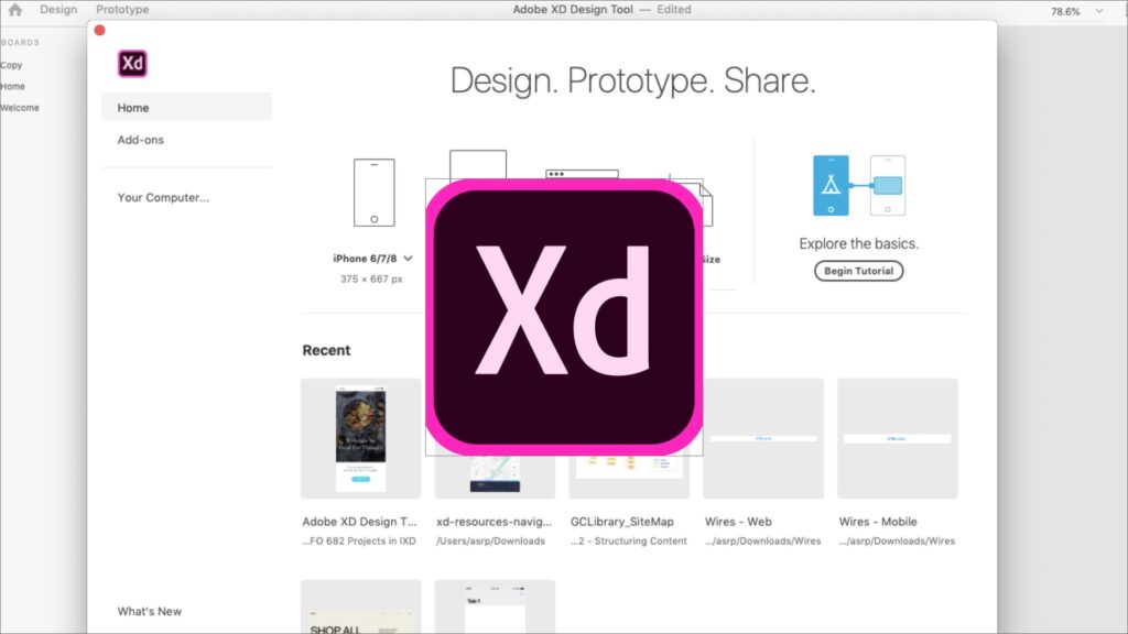 ویژگی های Adobe XD (Part 1)